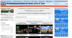 Desktop Screenshot of grossbritannien-news.de